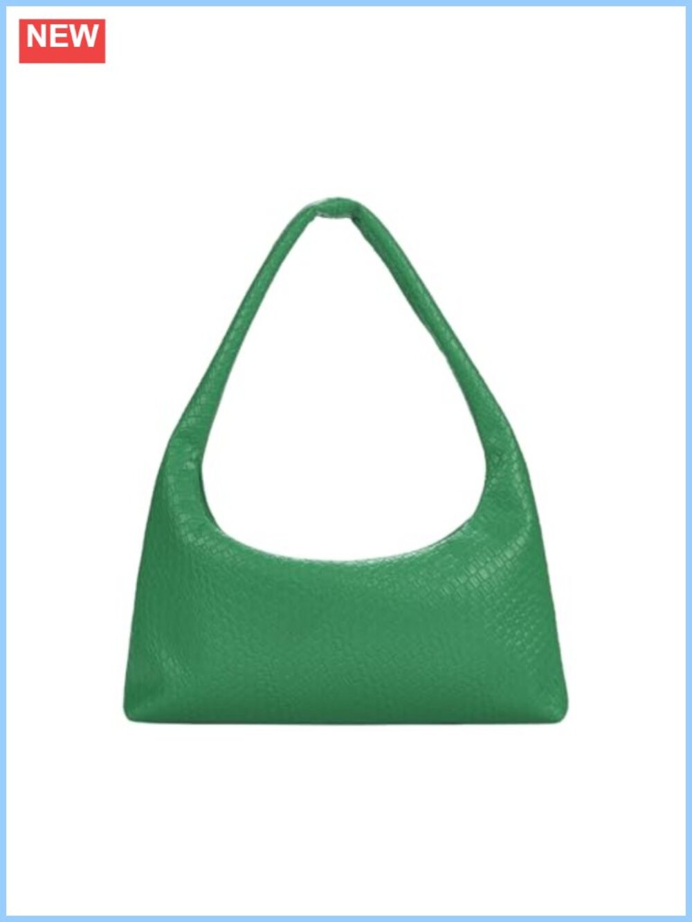 Embossed Slouchy Hobo Bag Women Crossbody Shoulder Handbag PU Leather